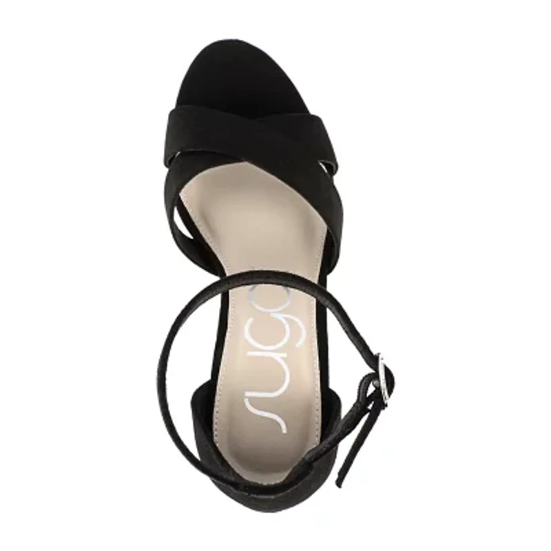 Sugar Womens Machellie Heeled Sandals