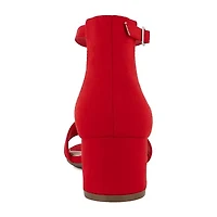 Sugar Womens Noelle Low Heeled Sandals