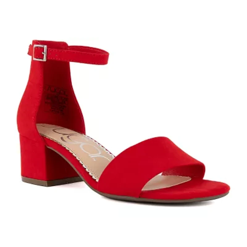Sugar Womens Noelle Low Heeled Sandals