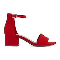 Sugar Womens Noelle Low Heeled Sandals