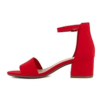 Sugar Womens Noelle Low Heeled Sandals