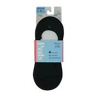 Peds Mid Cut Womens Breathable Multi-Pack 6 Pair Liner Socks