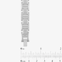 Mens Tungsten Carbide Link Bracelet