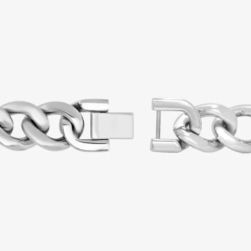 Mens Stainless Steel ID Bracelet