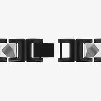 Mens Stainless Steel Solid 8 / Inch Link Bracelet