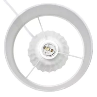 All the Rages Simple Designs Textured Pastel Ceramic Table Lamp