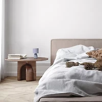 All the Rages Simple Designs Textured Pastel Ceramic Table Lamp