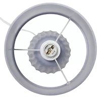 All the Rages Simple Designs Textured Pastel Ceramic Table Lamp