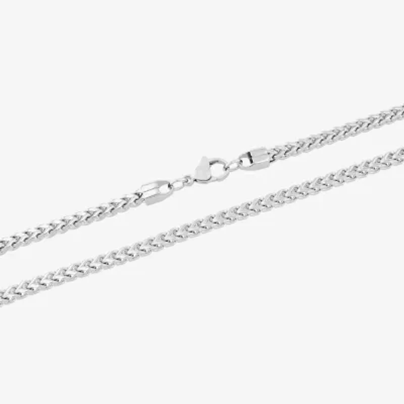 Mens Stainless Steel 24 Inch Link Chain Necklace