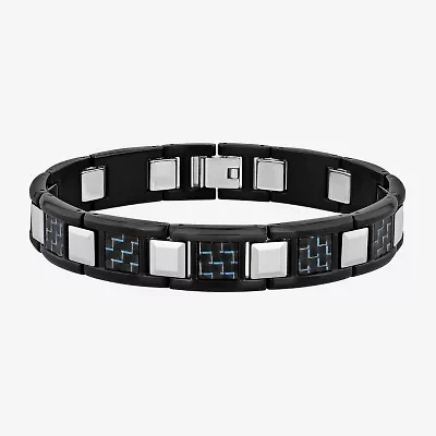 Mens Stainless Steel Link Bracelet