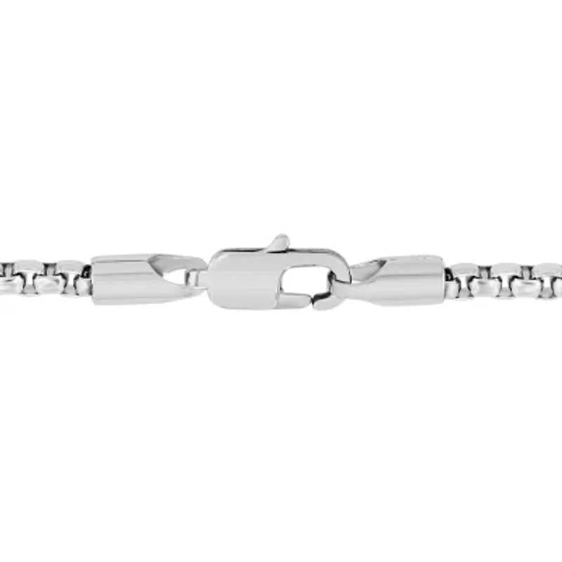Mens 1/7 CT. T.W. Natural Diamond Stainless Steel Cross Pendant Necklace
