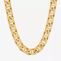 Yellow Stainless Steel Chain Necklace