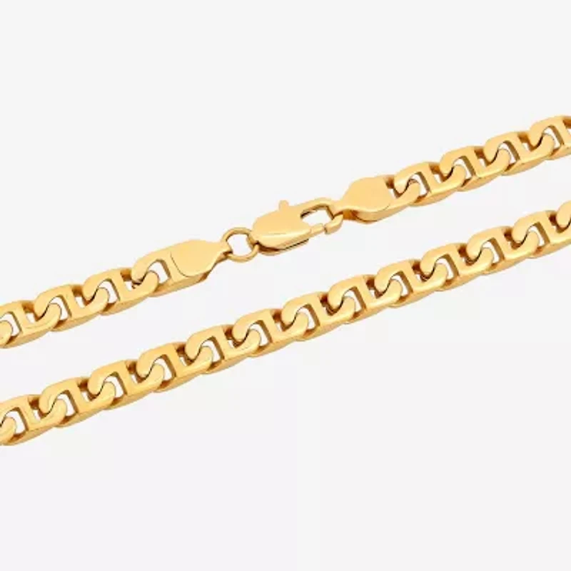 Yellow Stainless Steel Chain Necklace