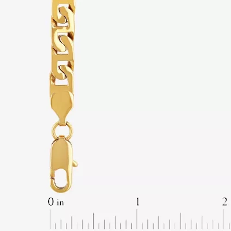 Mens Stainless Steel 8 3/4 Inch Link Bracelet