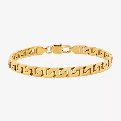 Mens Stainless Steel 8 3/4 Inch Link Bracelet