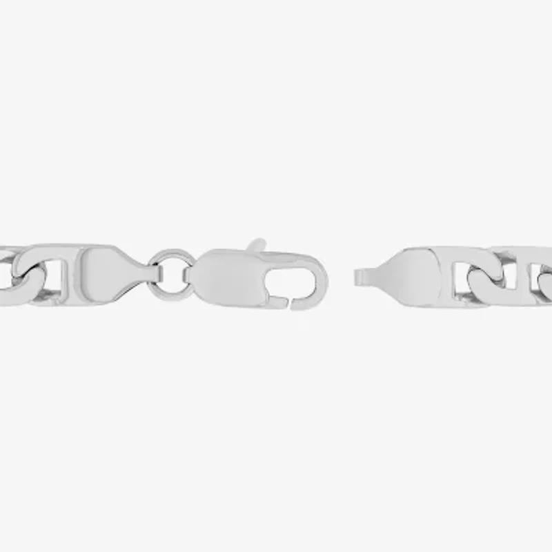Mens Stainless Steel 8 3/4 Inch Link Bracelet