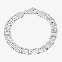 Mens Stainless Steel 8 3/4 Inch Link Bracelet