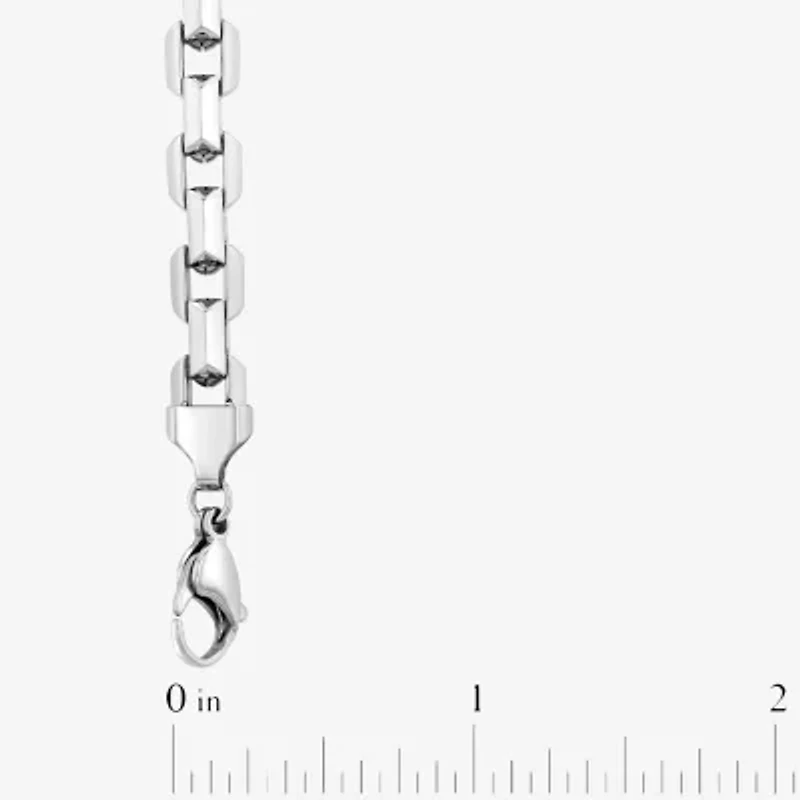 Mens Stainless Steel 24 Inch Link Necklace
