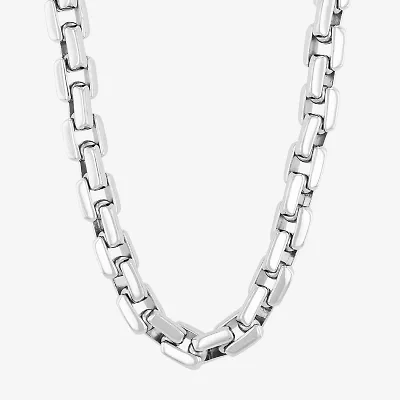 Mens Stainless Steel 24 Inch Link Necklace