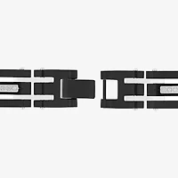 Mens 1/2 CT. T.W.Lab-Grown (G-H / I1) Diamond Stainless Steel 8 1/2 Inch Link Bracelet