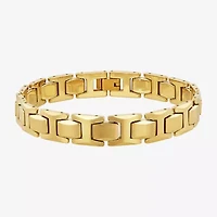 Mens Tungsten Solid Link Bracelet