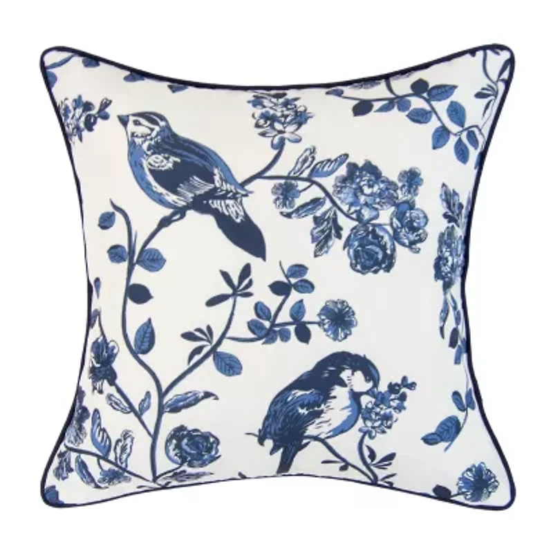 Donna Sharp Checkerboard Indigo 2-pc. Multi-Pack Rectangular Square Throw Pillow