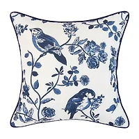 Donna Sharp Checkerboard Indigo 2-pc. Multi-Pack Rectangular Square Throw Pillow