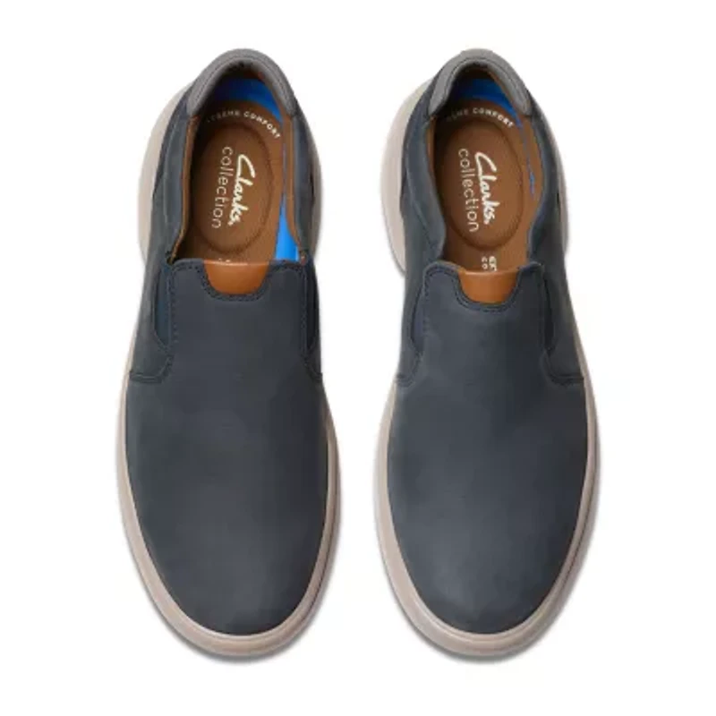 Clarks Bradley Ease Mens Round Closed Toe Oxford Shoes