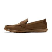 Clarks Flexway Mens Moc Closed Toe Oxford Shoes