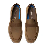 Clarks Flexway Mens Moc Closed Toe Oxford Shoes
