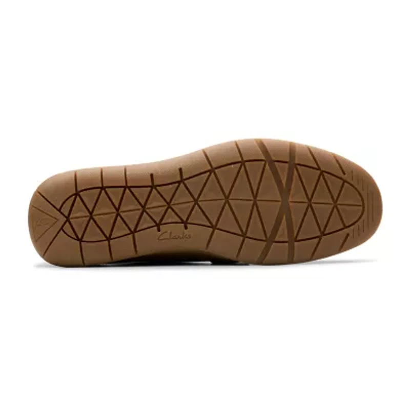 Clarks Flexway Mens Moc Closed Toe Oxford Shoes
