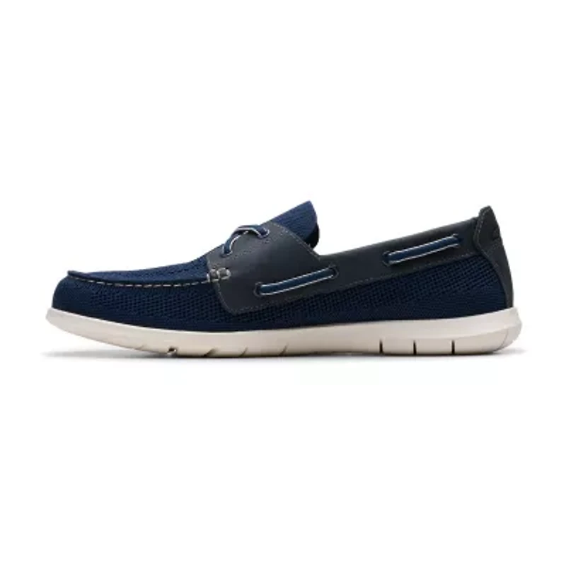 Clarks Flexway Tie Mens Boat Shoes