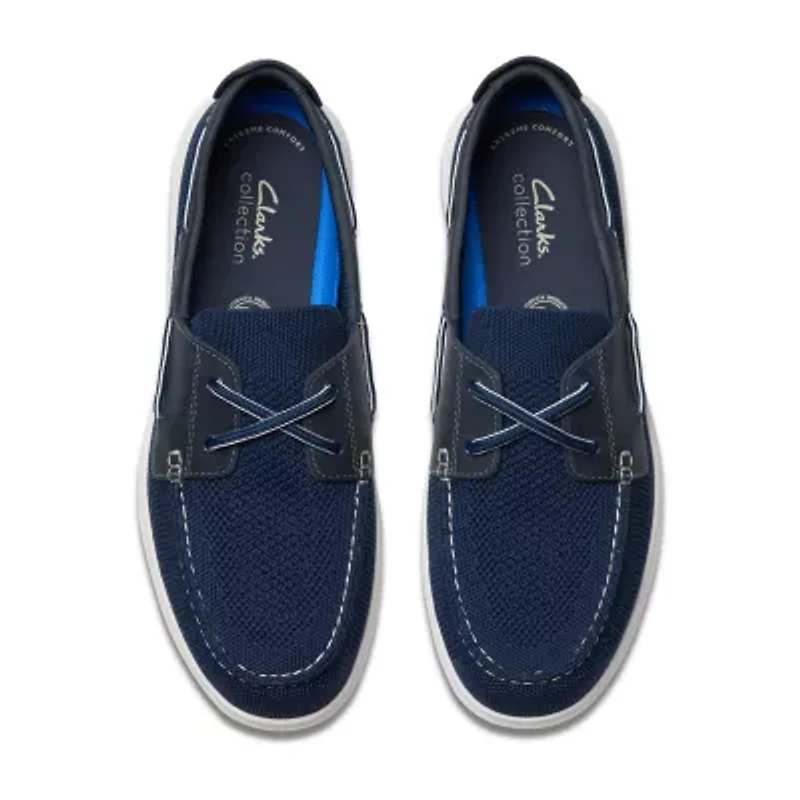 Clarks Flexway Tie Mens Boat Shoes