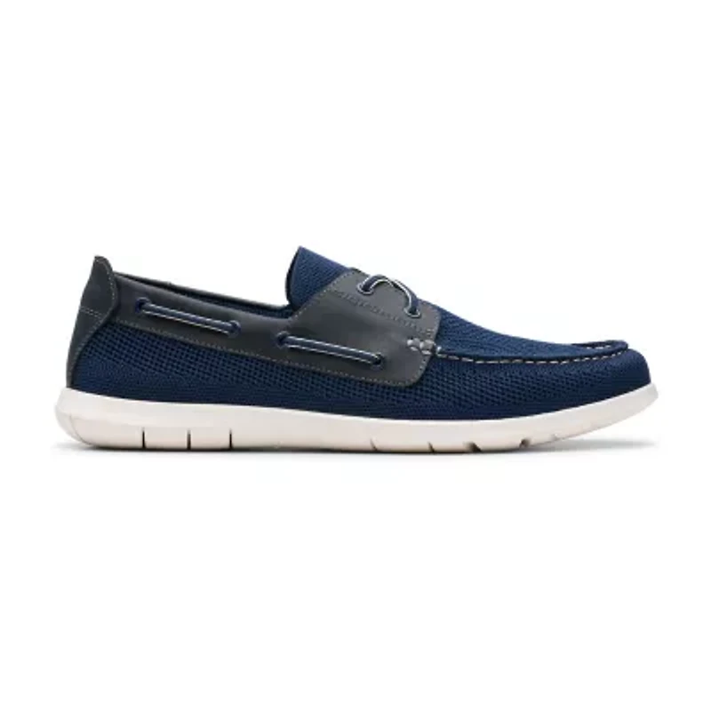Clarks Flexway Tie Mens Boat Shoes