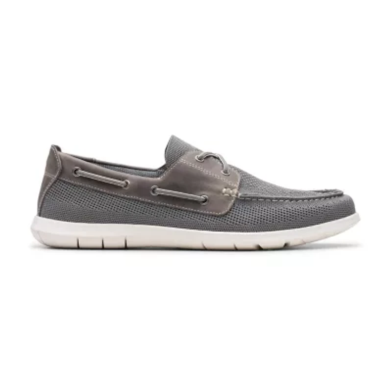 Clarks Flexway Tie Mens Boat Shoes