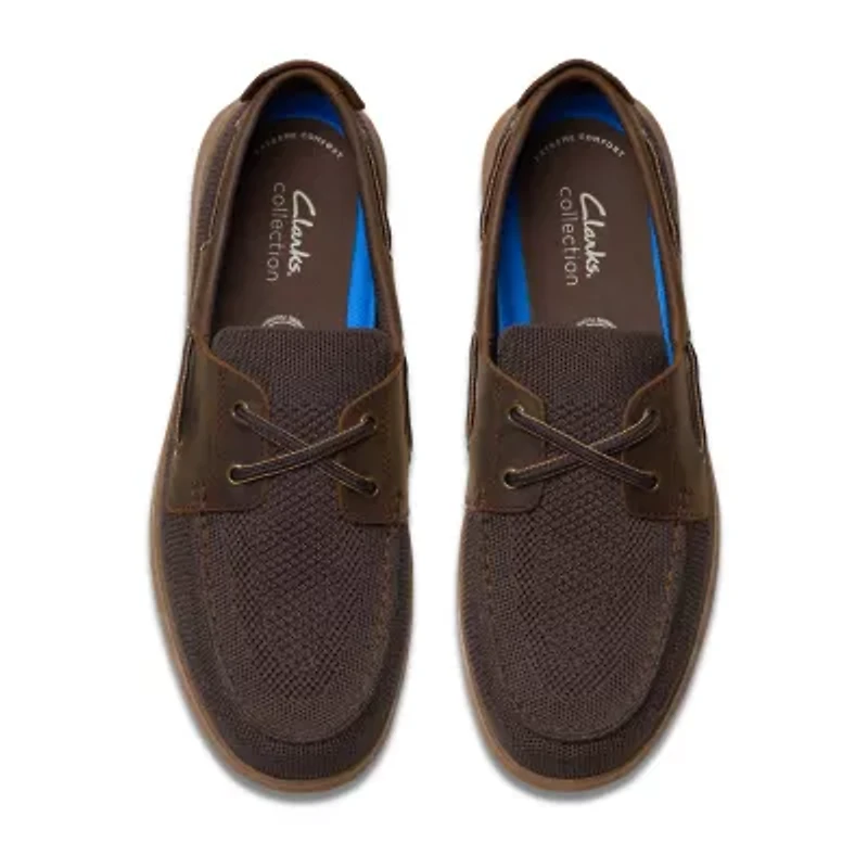 Clarks Flexway Tie Mens Boat Shoes