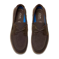 Clarks Flexway Tie Mens Boat Shoes