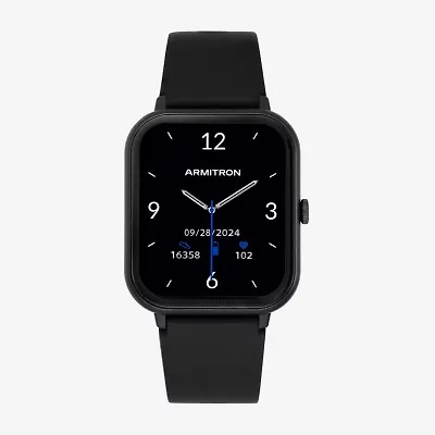 Armitron Connect Unisex Adult Chronograph Black Smart Watch 42-1017dgbk