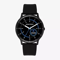 Armitron Connect Unisex Adult Chronograph Black Smart Watch 42-1021bkbk
