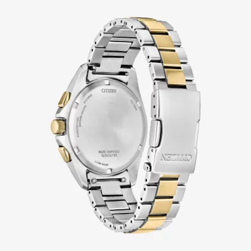 Citizen Mens Chronograph Two Tone Stainless Steel Bracelet Watch Ca4684-54x