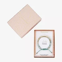 Footnotes Lucky Womens Cubic Zirconia 10K Gold Over Brass Star Bolo Bracelet