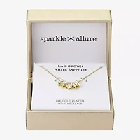 Sparkle Allure Freeform Womens Sapphire 16 Inch Strand Necklace