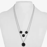 Mixit Womens Round 17 Inch Pendant Necklace