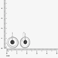 Mixit Womens Round Drop Earrings