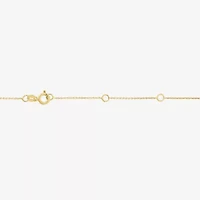 Diamond Addiction (G-H / I1-I2) Womens 1/3 CT. T.W. Lab Grown White Diamond 10K Gold Round 16 Inch Pendant Necklace