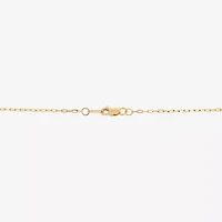 (H-I / Si1-Si2) Womens 2 CT. Lab Grown White Diamond 14K Gold Paperclip 18 Inch Pendant Necklace