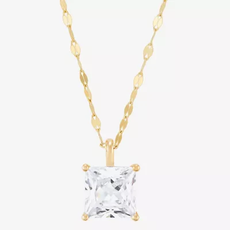 H-I / Si1-Si2) Womens 2 CT. Lab Grown White Diamond 14K Gold 18 Inch Pendant Necklace