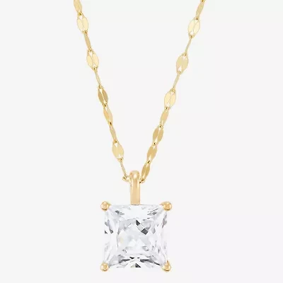 H-I / Si1-Si2) Womens 2 CT. Lab Grown White Diamond 14K Gold 18 Inch Pendant Necklace