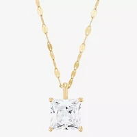 H-I / Si1-Si2) Womens 2 CT. Lab Grown White Diamond 14K Gold 18 Inch Pendant Necklace