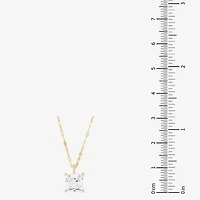 H-I / Si1-Si2) Womens 2 CT. Lab Grown White Diamond 14K Gold 18 Inch Pendant Necklace